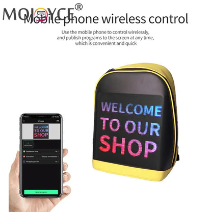 LED Display Screen Backpack