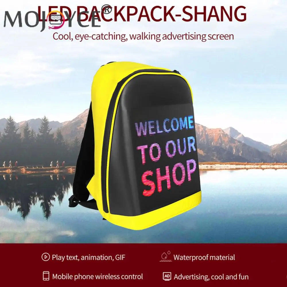 LED Display Screen Backpack