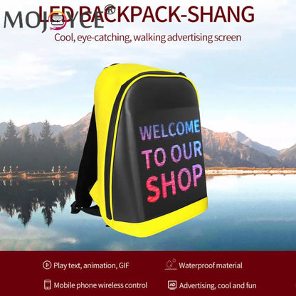 LED Display Screen Backpack