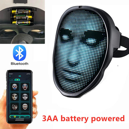 Halloween LED Mask - App Controlled