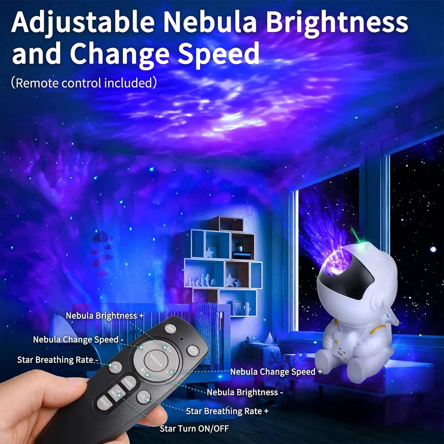 Galaxy Star Astronaut Projector