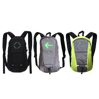 LED Signal Cycling Backpack
