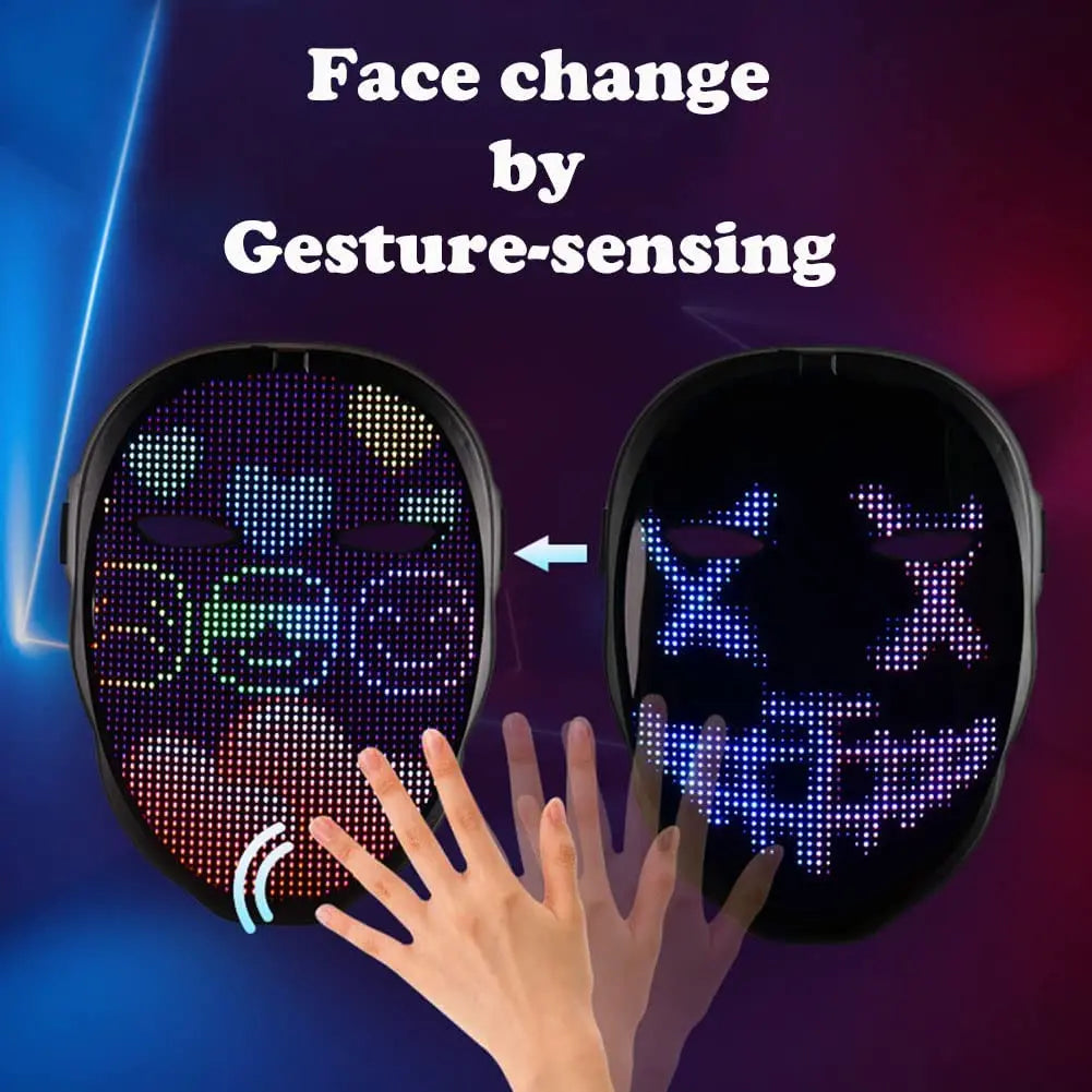 Halloween LED Mask - App Controlled